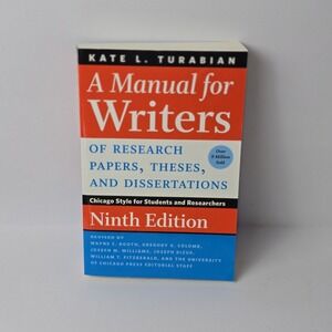A Manual‎ for Writers of Research Papers, Theses, and Dissertations, Ninth...